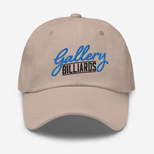 Load image into Gallery viewer, Gallery Embroidered Logo Dad Hat (dark logo) Stone