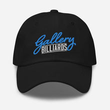 Load image into Gallery viewer, Gallery Logo Embroidered Dad Hat Black