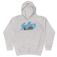 Load image into Gallery viewer, Gallery Logo Kids Hoodie Heather Grey / XS