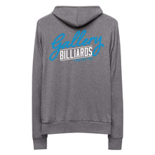 Load image into Gallery viewer, Gallery Logo Lightweight Zip Hoodie Grey Triblend / XS