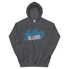 Load image into Gallery viewer, Gallery Logo Unisex Hoodie Dark Heather / S