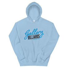 Load image into Gallery viewer, Gallery Logo Unisex Hoodie Light Blue / S

