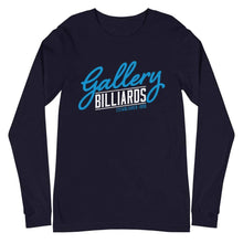 Load image into Gallery viewer, Gallery Logo Unisex Long Sleeve Tee Navy / XS