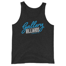 Load image into Gallery viewer, Gallery Logo Unisex Tank Top Charcoal-Black Triblend / XS