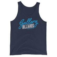 Load image into Gallery viewer, Gallery Logo Unisex Tank Top Navy / XS