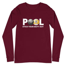Load image into Gallery viewer, Stick Out Unisex Long Sleeve Tee Maroon / XS
