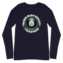 Load image into Gallery viewer, Weed Play Great 8 Ball Unisex Long Sleeve Tee Navy / XS
