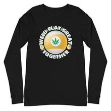 Load image into Gallery viewer, Weed Play Great 9 Ball Unisex Long Sleeve Tee Black / XS
