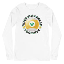 Load image into Gallery viewer, Weed Play Great 9 Ball Unisex Long Sleeve Tee White / XS
