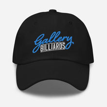 Load image into Gallery viewer, Gallery Logo Embroidered Dad Hat Black
