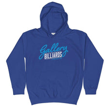 Load image into Gallery viewer, Gallery Logo Kids Hoodie Royal Blue / XS
