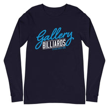 Load image into Gallery viewer, Gallery Logo Unisex Long Sleeve Tee Navy / XS

