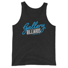 Load image into Gallery viewer, Gallery Logo Unisex Tank Top Charcoal-Black Triblend / XS
