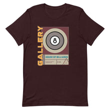 Load image into Gallery viewer, House Of Billiards Unisex T-Shirt Oxblood Black / S
