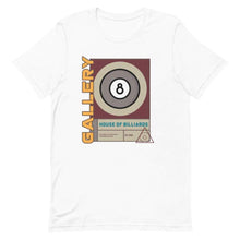 Load image into Gallery viewer, House Of Billiards Unisex T-Shirt White / XS
