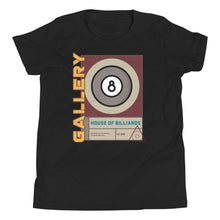 Load image into Gallery viewer, House Of Billiards Youth Short Sleeve T-Shirt Black / S
