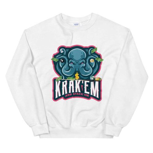 Krak'em & Stack'em Unisex Sweatshirt White / S