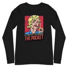 Load image into Gallery viewer, Mark The Pocket Long Sleeve Tee Black / XS
