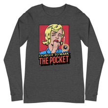 Load image into Gallery viewer, Mark The Pocket Long Sleeve Tee Dark Grey Heather / XS
