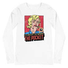 Load image into Gallery viewer, Mark The Pocket Long Sleeve Tee White / XS
