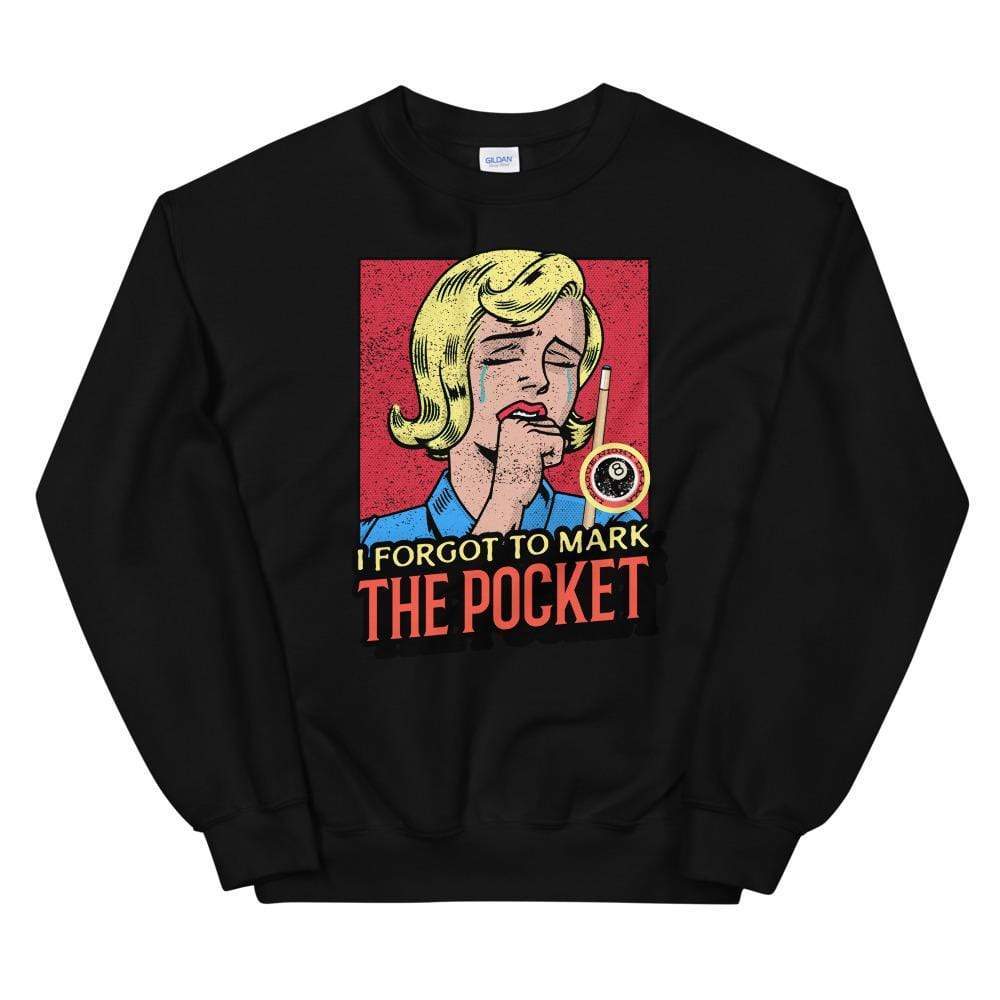 Mark The Pocket Unisex Sweatshirt Black / S