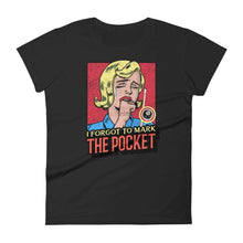 Load image into Gallery viewer, Mark The Pocket Women&#39;s T-shirt Black / S
