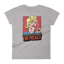 Load image into Gallery viewer, Mark The Pocket Women&#39;s T-shirt Heather Grey / S
