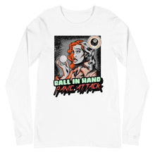 Load image into Gallery viewer, Panic Attack Unisex Long Sleeve Tee White / XS
