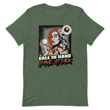 Load image into Gallery viewer, Panic Attack Unisex T-Shirt Heather Forest / S
