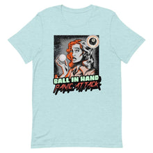 Load image into Gallery viewer, Panic Attack Unisex T-Shirt Heather Prism Ice Blue / XS
