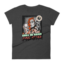 Load image into Gallery viewer, Panic Attack Women&#39;s T-shirt Heather Dark Grey / S

