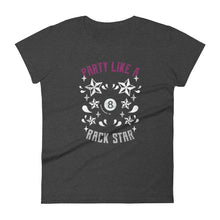 Load image into Gallery viewer, Party Like A Rack Star Women&#39;s T-shirt Heather Dark Grey / S

