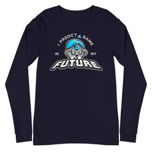 Load image into Gallery viewer, Prediction Unisex Long Sleeve Tee Navy / XS
