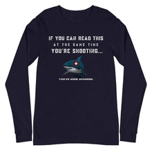 Load image into Gallery viewer, Shark Shooter Long Sleeve Tee Navy / XS
