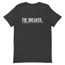 Load image into Gallery viewer, The Breaker Unisex T-Shirt Dark Grey Heather / XS
