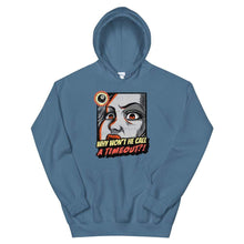 Load image into Gallery viewer, Timeout Unisex Hoodie Indigo Blue / S
