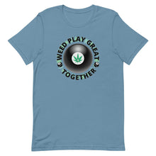 Load image into Gallery viewer, Weed Play Great 8 Ball Short-Sleeve Unisex T-Shirt Steel Blue / S
