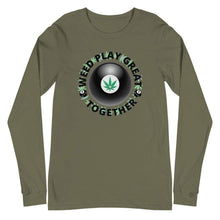 Load image into Gallery viewer, Weed Play Great 8 Ball Unisex Long Sleeve Tee Military Green / XS
