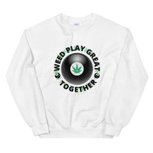 Load image into Gallery viewer, Weed Play Great 8 Ball Unisex Sweatshirt White / S
