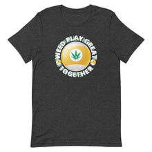 Load image into Gallery viewer, Weed Play Great 9 Ball Short-Sleeve Unisex T-Shirt Dark Grey Heather / XS
