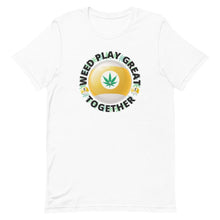 Load image into Gallery viewer, Weed Play Great 9 Ball Short-Sleeve Unisex T-Shirt White / XS
