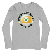 Load image into Gallery viewer, Weed Play Great 9 Ball Unisex Long Sleeve Tee Athletic Heather / XS
