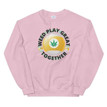 Load image into Gallery viewer, Weed Play Great 9 Ball Unisex Sweatshirt Light Pink / S
