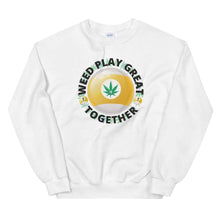 Load image into Gallery viewer, Weed Play Great 9 Ball Unisex Sweatshirt White / S
